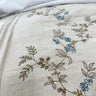 Embroidered Floral Duvet Cover - Fredesigner