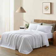Breathable Bedding for Large Beds Sheet Set - Fredesigner