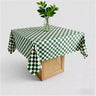 Plaid Table Cover Wrinkle Free for Kitchen - Fredesigner