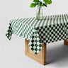 Plaid Table Cover Wrinkle Free for Kitchen - Fredesigner