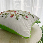 Christmas Color Block Print Pillowcase - Fredesigner
