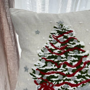 Christmas Color Block Print Pillowcase - Fredesigner