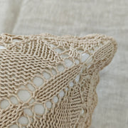 Milk Tea Clover Woven Pillowcase - Fredesigner
