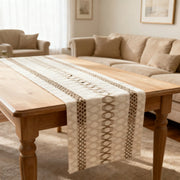Brown Farmhouse Rustic Table Runner - Fredesigner
