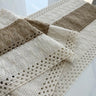 Brown Farmhouse Rustic Table Runner - Fredesigner