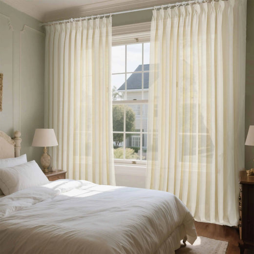 Washable bedroom curtains