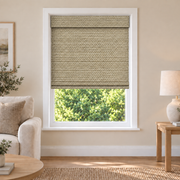 Auvia Edit NA0212 woven shade in a furnished American living room