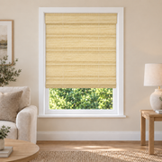 Fredesigner Auvia Edit NA0705 single woven shade in an American living room