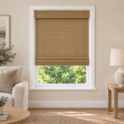 Auvia Edit NA0812 woven shade in a furnished American living room