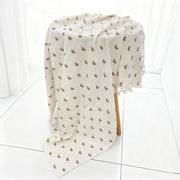 Red Rainbow Kids' Gauze Blanket - Fredesigner