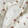 Red Rainbow Kids' Gauze Blanket - Fredesigner