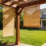 Outdoor Curtain Bamboo Roman Shade - Fredesigner
