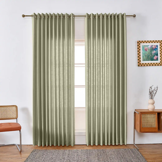 Linen Grommet Blackout Curtains Moab custom curtain by Fredesigner