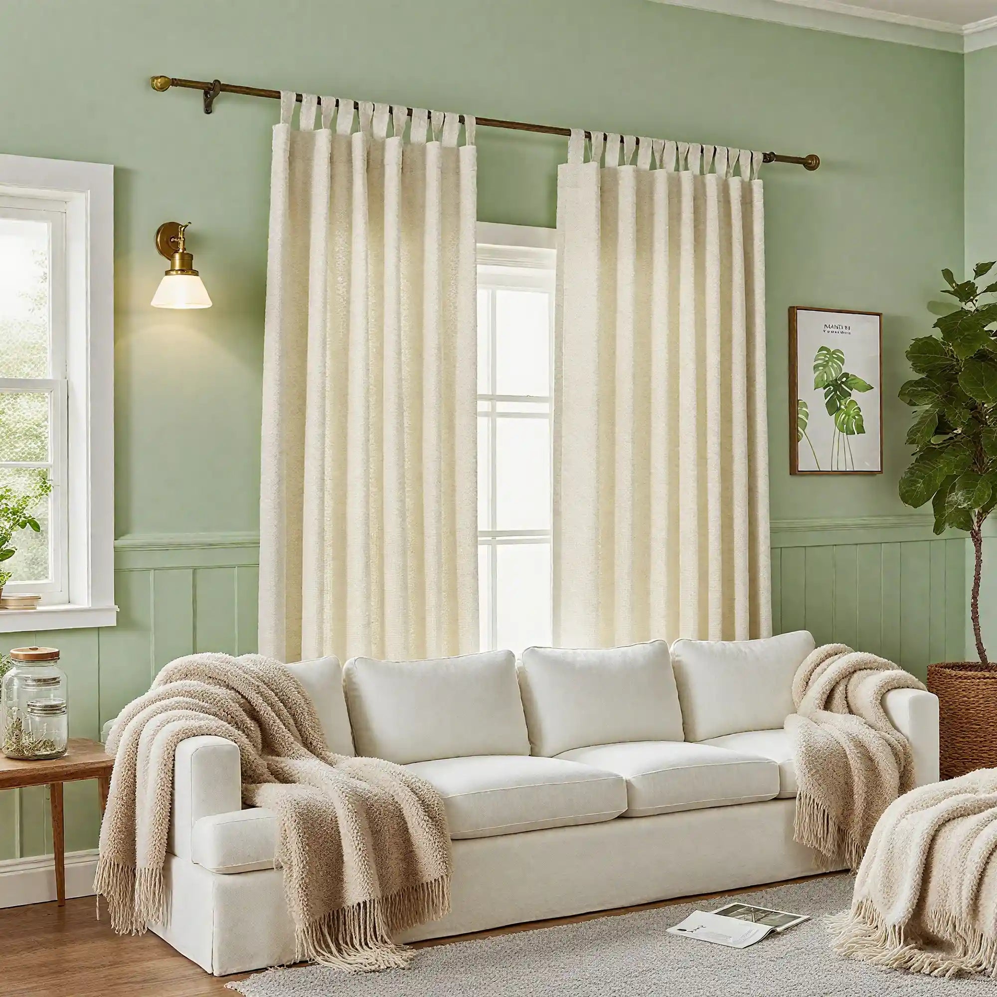 bedroom window curtains
