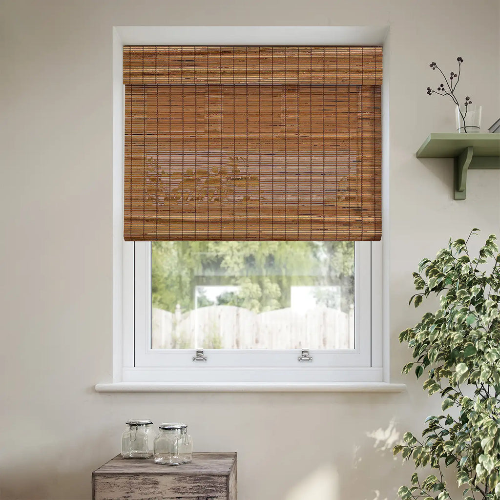 blackout bamboo shades

