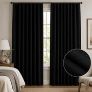 Blackout Curtains Curtains for Bedroom Living Room - Black browser generated product photo