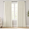 Linen Curtains Pleated Curtains Chevrons - #BLJ17-0 Paper White browser generated product photo