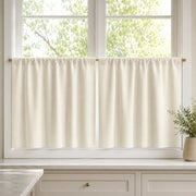 Christmas Olive Green Cafe Curtains Drapes Chevrons - 