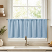 Christmas Olive Green Cafe Curtains Drapes Chevrons - 