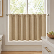 Christmas Olive Green Cafe Curtains Drapes Chevrons - 