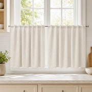 Christmas Olive Green Cafe Curtains Drapes Chevrons - 