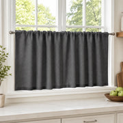 Christmas Olive Green Cafe Curtains Drapes Chevrons - 