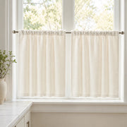 Christmas Olive Green Cafe Curtains Drapes Chevrons - 