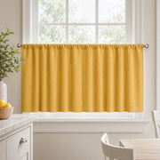 Christmas Olive Green Cafe Curtains Drapes Chevrons - 