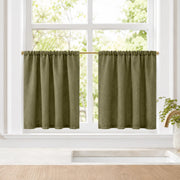 Christmas Red Cafe Curtains Sedge - 
