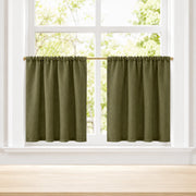 Christmas Red Cafe Curtains Sedge - 