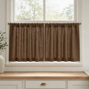 Christmas Red Cafe Curtains Sedge - 