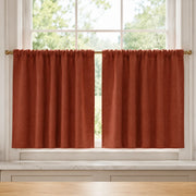 Christmas Red Cafe Curtains Sedge - 