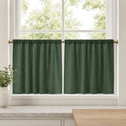 Christmas Red Cafe Curtains Sedge - 