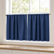 Christmas Red Cafe Curtains Sedge - 