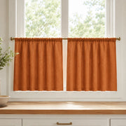 Christmas Red Cafe Curtains Sedge - 