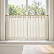 Christmas Red Cafe Curtains Sedge - 