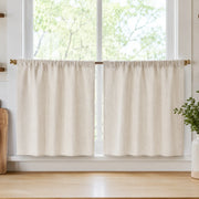 Christmas Red Cafe Curtains Sedge - 