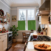 christmas cafe draperys