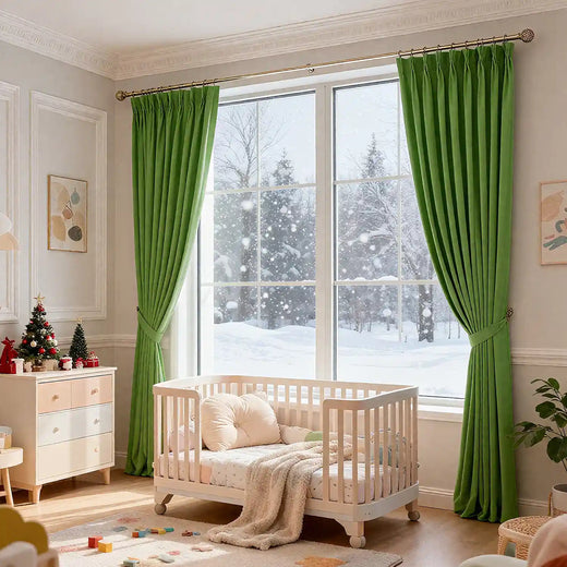 christmas curtain panels