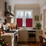 christmas curtains red