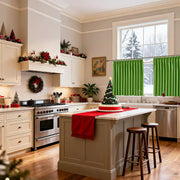 christmas kitchen curtain