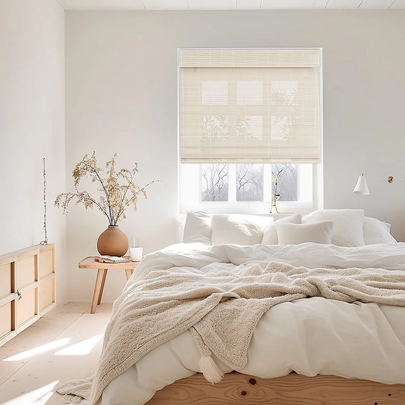 cordless bedroom windows blinds