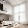 Sheer Curtains for Living Room Damme - Fredesigner