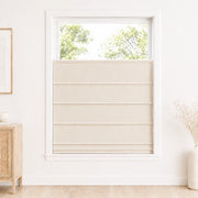 Jenna Linen Roman Shades & Blinds product color Birch (