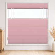 Custom Bedroom Top Down Bottom Up Roman Shade color option Pink (