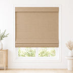 Custom Light Filtering Roman Shade color option Burlywood Birch (#1908-5) by Fredesigner