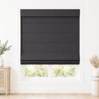 Custom Light Filtering Roman Shade color option Dark Grey (#1908-17) by Fredesigner