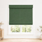 Custom Light Filtering Roman Shade color option Green (#1908-30) by Fredesigner