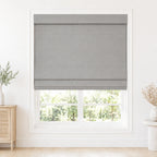 Custom Light Filtering Roman Shade color option Grey (#1908-11) by Fredesigner