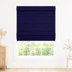 Custom Light Filtering Roman Shade color option Navy Blue (#1908-36) by Fredesigner